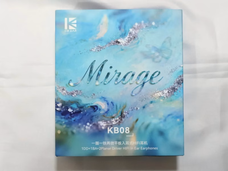 KBEAR KB08 Mirage – 見た目は涼やか、音はしっかり華やかなトライブリッドイヤホン 8 kbear kb08 01