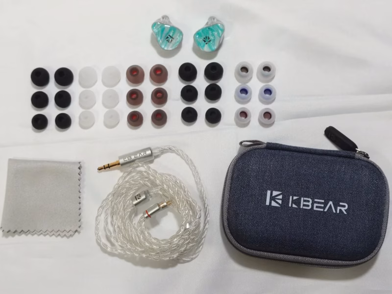 KBEAR KB08 Mirage – 見た目は涼やか、音はしっかり華やかなトライブリッドイヤホン 10 kbear kb08 03