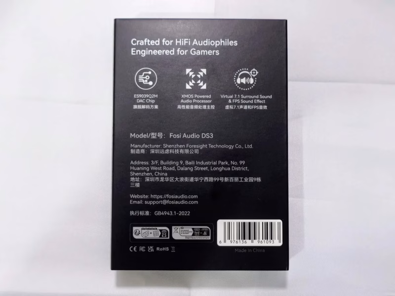 Fosi Audio DS3 - 小さくても多用途、音楽にもゲームにも使いやすいポータブルDAC 9 fosi audio ds3 02