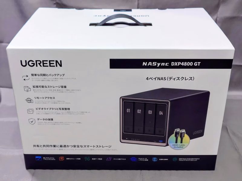 UGREEN NASync DXP4800 GTの写真